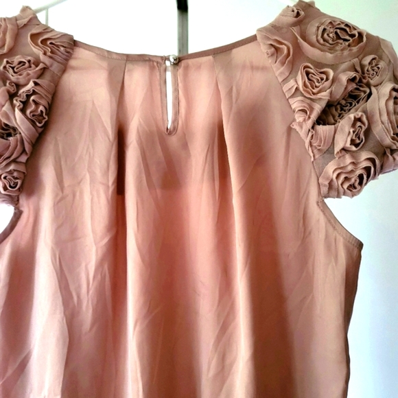 Dalia Collection Women's Short Sleeve Floral Top Size M - Picture 4 of 10